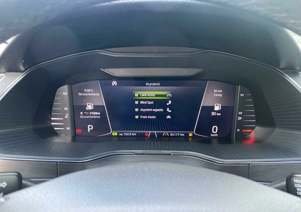 Skoda Superb cena 89900 przebieg: 85163, rok produkcji 2019 z Pyskowice małe 497